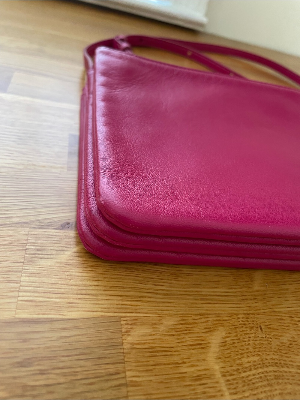 Celine Trio Small Pink Leather Crossbody Bag - Picture 8 of 16